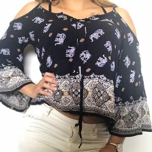 Elephant Indigenous Style Blouse